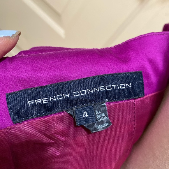 Beautiful Purple French Connection Midi Dress - Picture 7 of 8